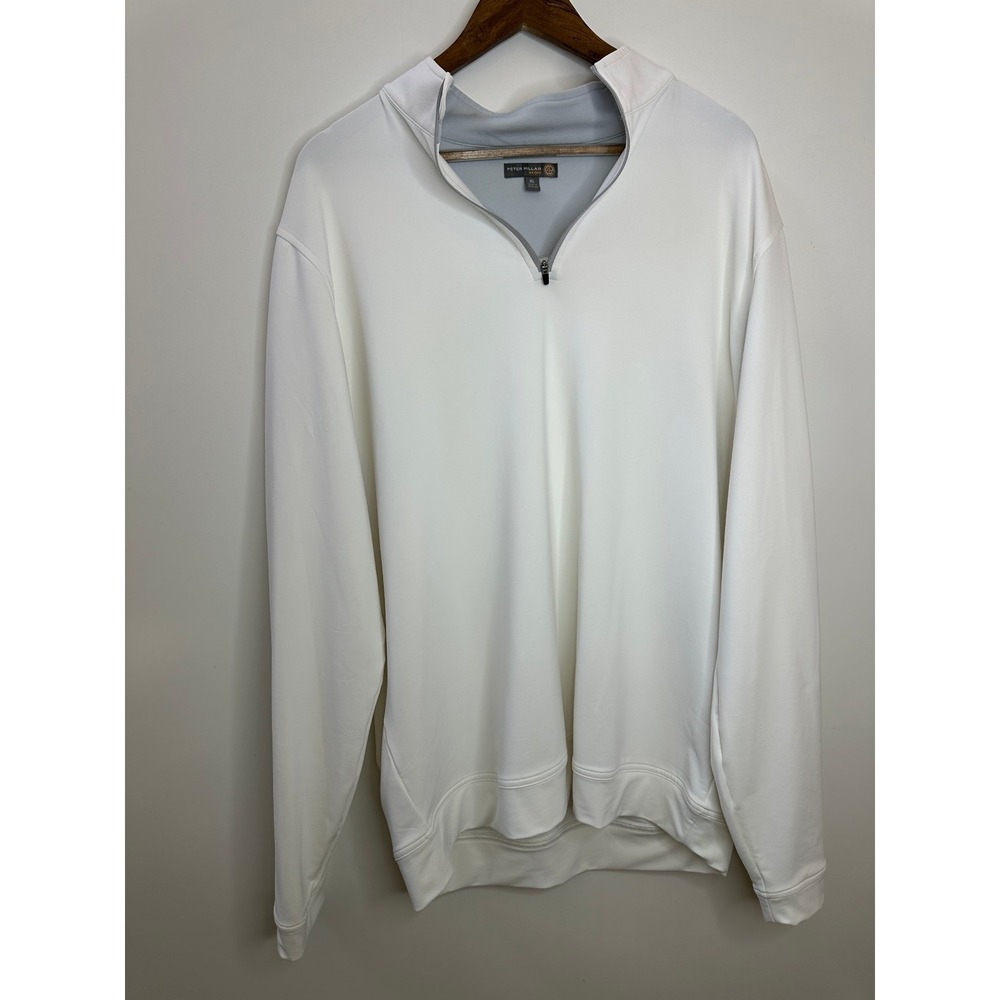 Peter Millar Quarter Zip Perth Performance Stretch Wicking Men's XL Pullover - Picture 11 of 15